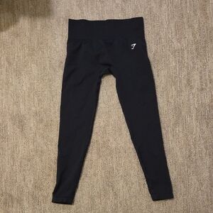 Gymshark Black High-Waisted Track Pants